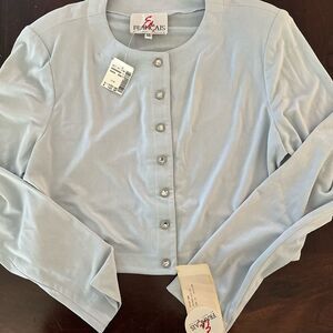 Vintage En Francis by Huey Waltzer Button Up Blouse/Cardigan XL